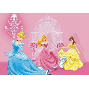 Disney hercegnős faltapéta (160 x 115 cm)